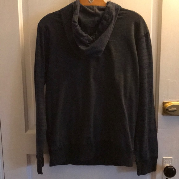 American Eagle Long Sleeve Graphic Hoodie Tee - Picture 5 of 6